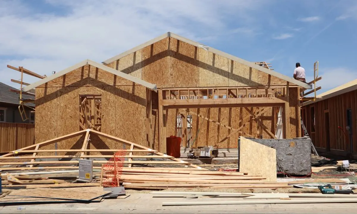 Texas home framing stage before new construction painting begins
