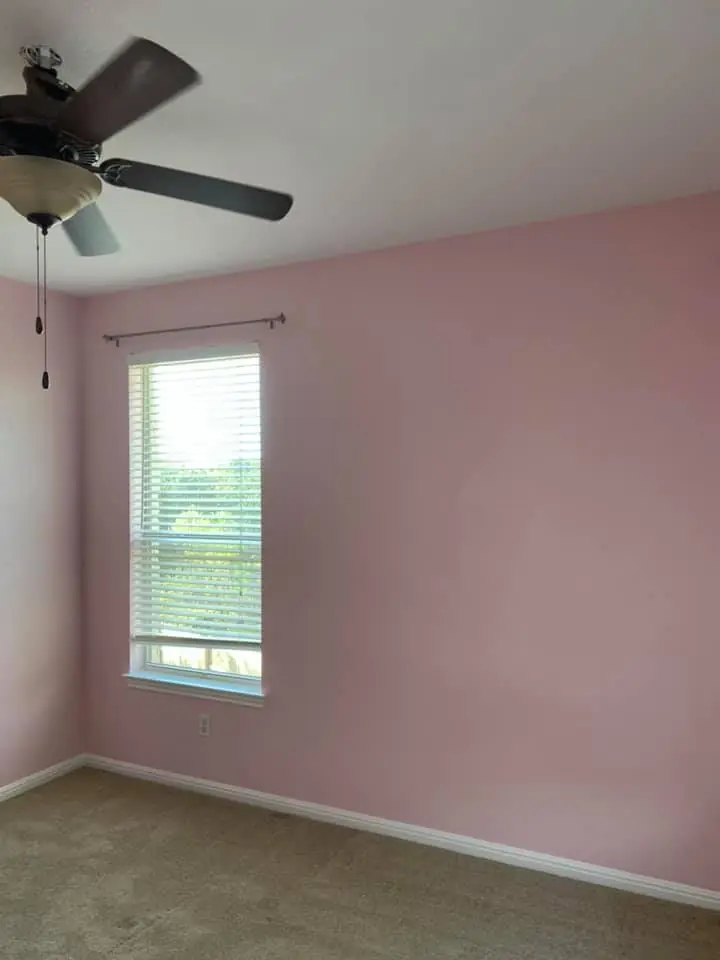 Colorful interior room repaint by New Life Painting in Central Texas